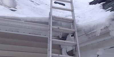 What to do When an Ice Dam Forms