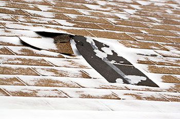 Shingles Damage roof